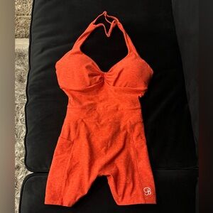 Bombshell Sportswear Orange Athletic Shorts